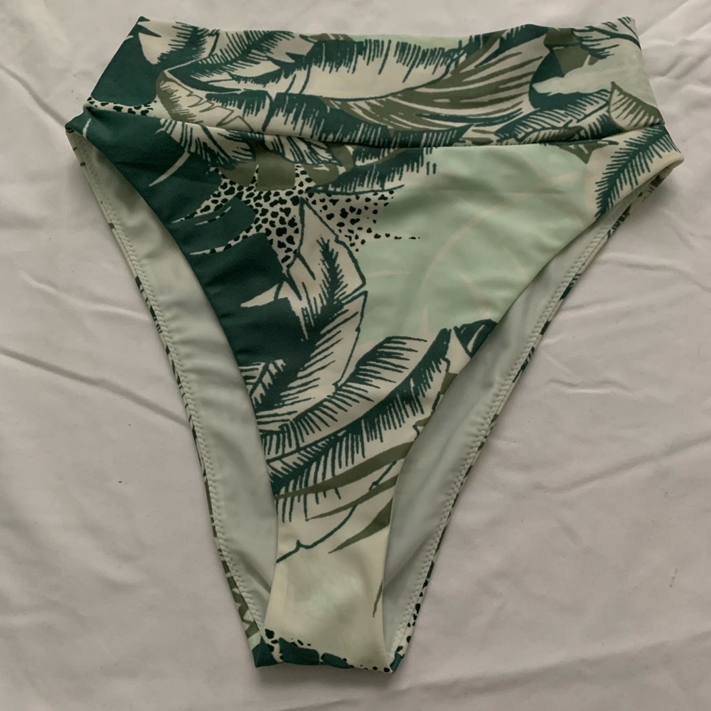 Aerie printed high wasted bikini bottoms